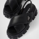 MONOLITH PADDED NAPPA LEATHER SANDALS