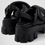 MONOLITH PADDED NAPPA LEATHER SANDALS