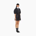 TECHNICAL SILK MINI DRESS