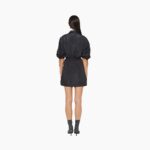TECHNICAL SILK MINI DRESS