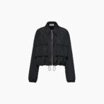 TECHNICAL SILK BLOUSON JACKET