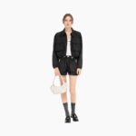 TECHNICAL SILK BLOUSON JACKET