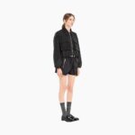 TECHNICAL SILK BLOUSON JACKET