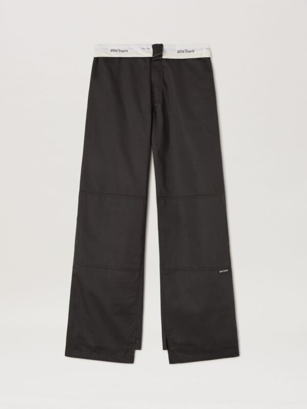 REVERSED WAISTBAND CHINO PANTS