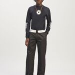 REVERSED WAISTBAND CHINO PANTS