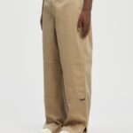 REVERSED WAISTBAND CHINO PANTS