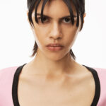 CRYSTAL TRIM SCOOP NECK TOP