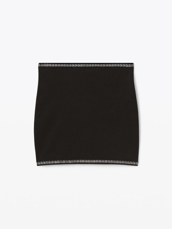 CRYSTAL TRIM MINI SKIRT