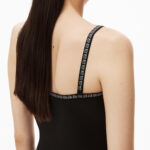 CRYSTAL TRIM BODYCON DRESS
