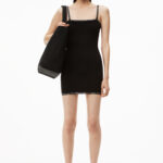 CRYSTAL TRIM BODYCON DRESS
