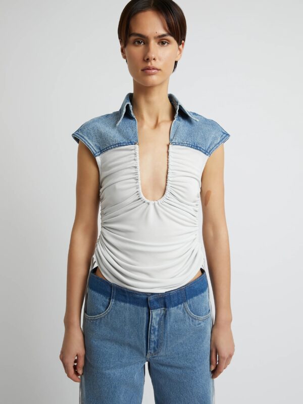 MAVERICK DENIM BODICE SHIRT