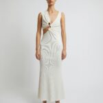 SERPENTINE CRYSTAL STONED TANK DRESS
