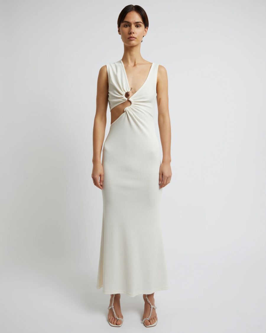 SERPENTINE CRYSTAL STONED TANK DRESS