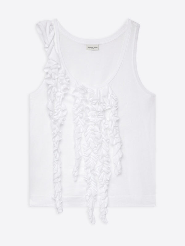 RUFFLED TANK TOP