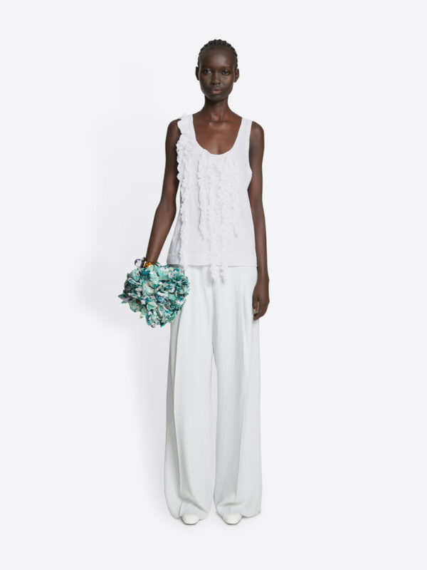 RUFFLED TANK TOP