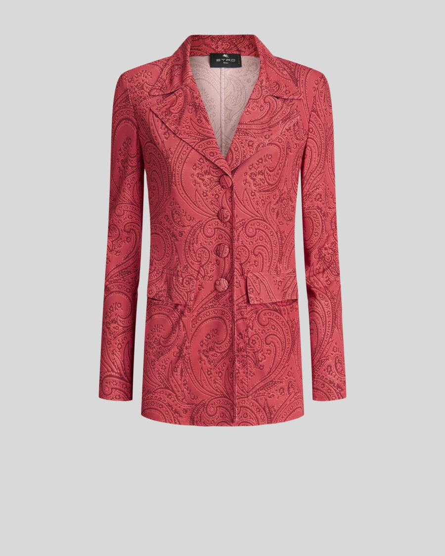 GRAPHIC PAISLEY PRINT JACKET