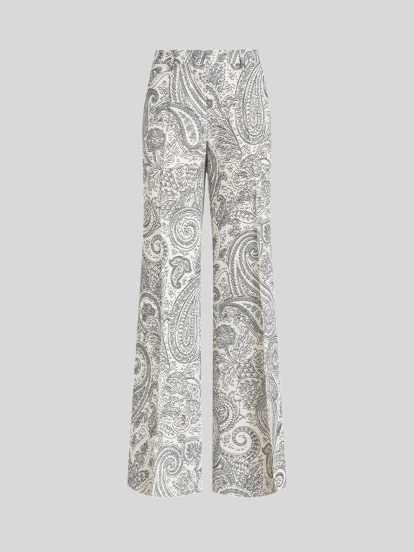 PAISLEY PALAZZO TROUSERS