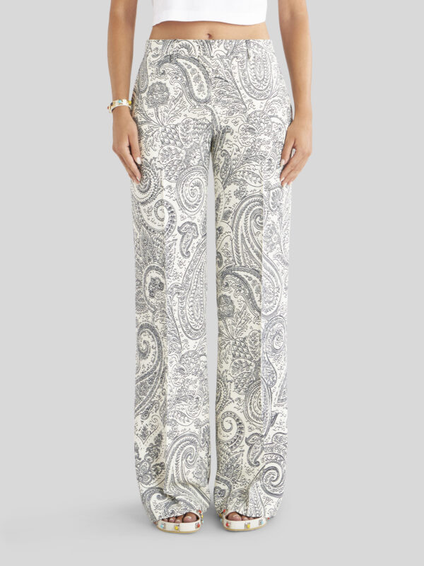 PAISLEY PALAZZO TROUSERS
