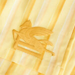 STRIPED SHORTS WITH EMBROIDERED PEGASO