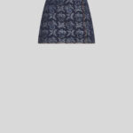 MINI DENIM JACQUARD SKIRT