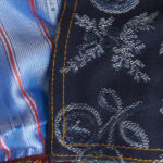 MINI DENIM JACQUARD SKIRT