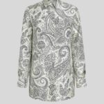 PAISLEY PRINT SILK SHIRT