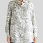 PAISLEY PRINT SILK SHIRT