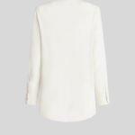 CRÊPE DE CHINE SHIRT WITH EMBROIDERED PEGASO