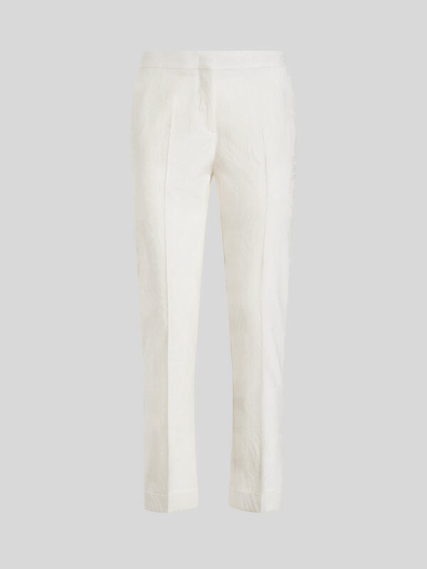 TAILORED JACQUARD TROUSERS