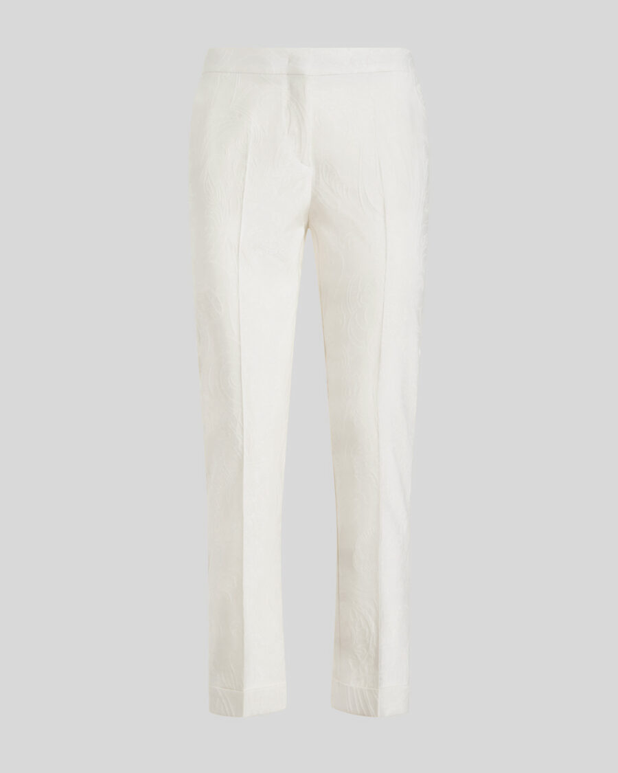 TAILORED JACQUARD TROUSERS