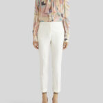 TAILORED JACQUARD TROUSERS