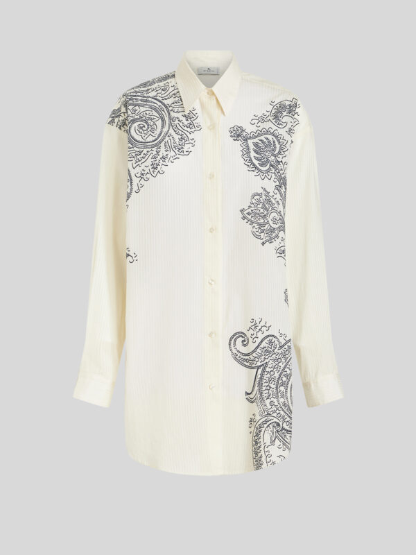 OVERSIZE SHIRT WITH PLACED PRINT