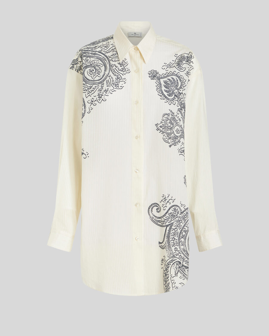 OVERSIZE SHIRT WITH PLACED PRINT