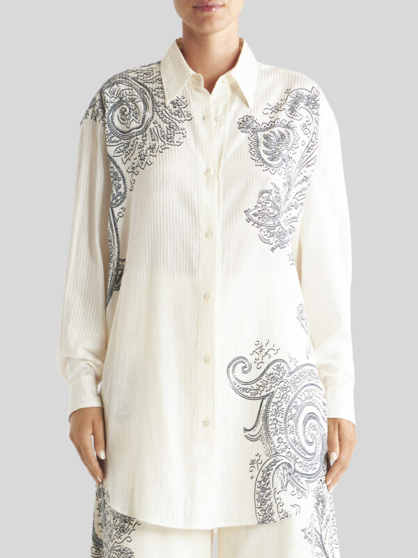 OVERSIZE SHIRT WITH PLACED PRINT