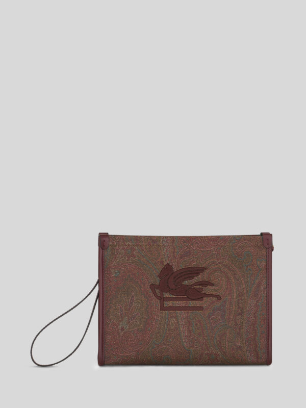 MEDIUM LOVE TROTTER PAISLEY POUCH