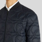QUILTED PAISLEY DOWN BOMBER JACKET