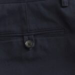COTTON GABARDINE TROUSERS