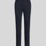 COTTON GABARDINE TROUSERS