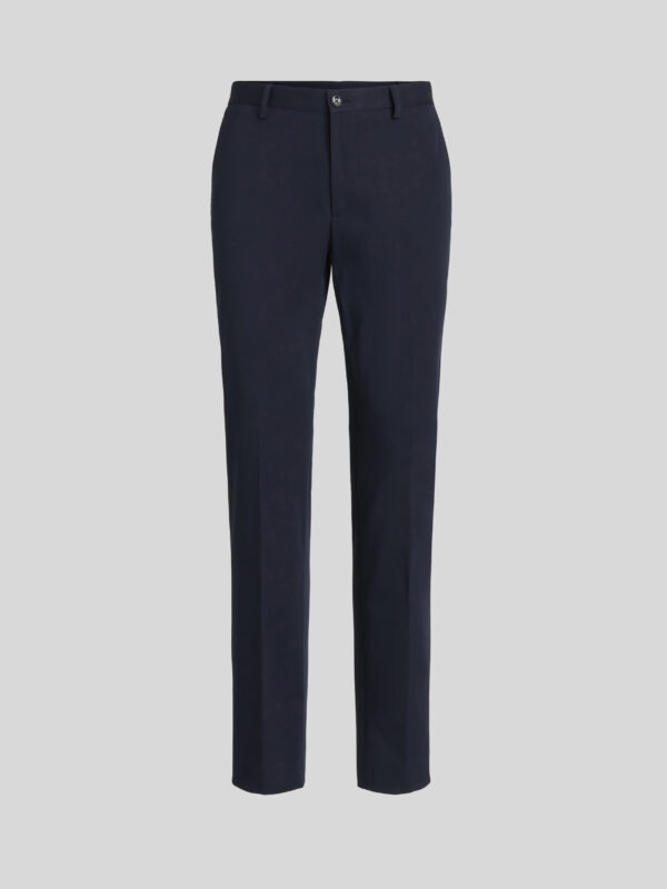 COTTON GABARDINE TROUSERS