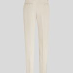 COTTON GABARDINE TROUSERS