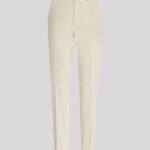COTTON GABARDINE TROUSERS