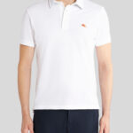 PIQUET POLO SHIRT WITH EMBROIDERED PEGASO