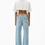 MID RISE STRAIGHT LEG JEANS