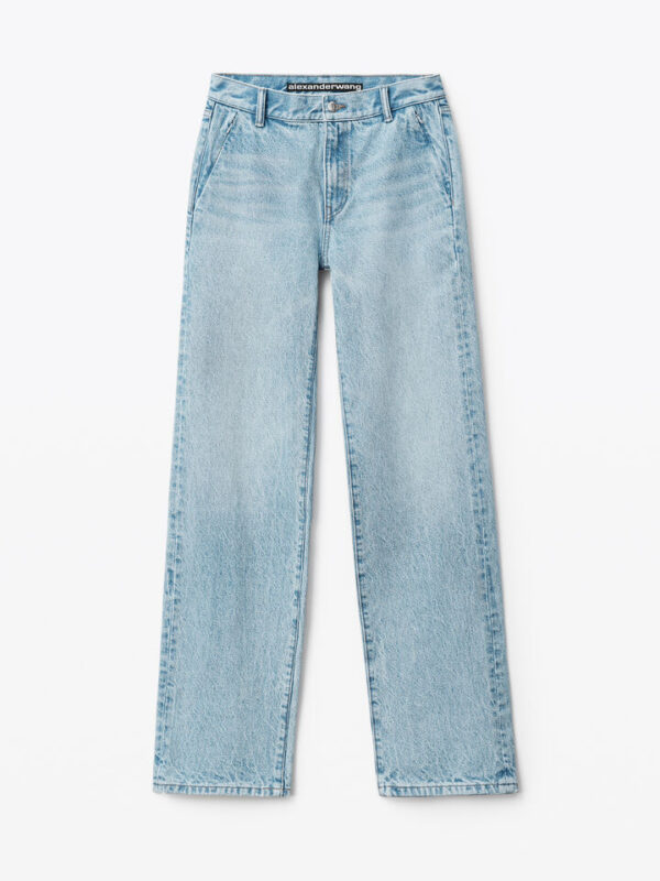 MID RISE STRAIGHT LEG JEANS