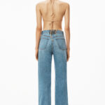 PUFF LOGO STRAIGHT LEG JEANS