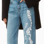 PUFF LOGO STRAIGHT LEG JEANS