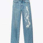 PUFF LOGO STRAIGHT LEG JEANS