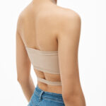 LOGO TRIM HALTER TOP