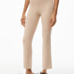 CRISSCROSS LOGO TRIM LEGGINGS IN VISCOSE KNIT