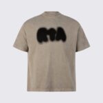 COLIN TEE | TAN FUZZY LOGO